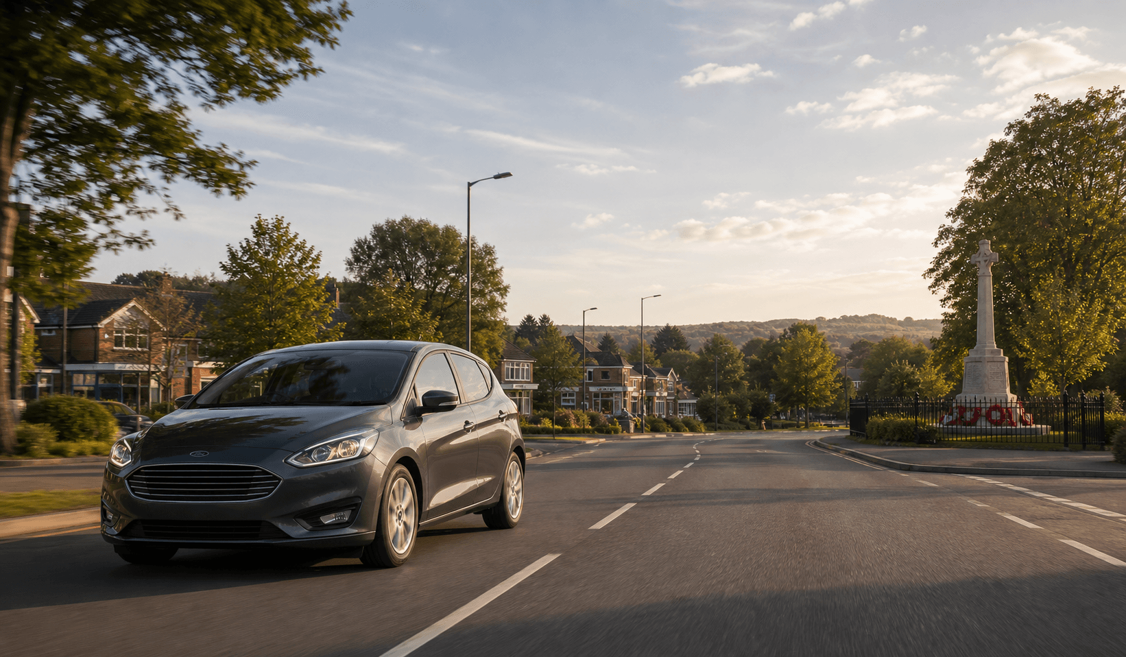 Compact hire car ready for practical travel around Ringwood